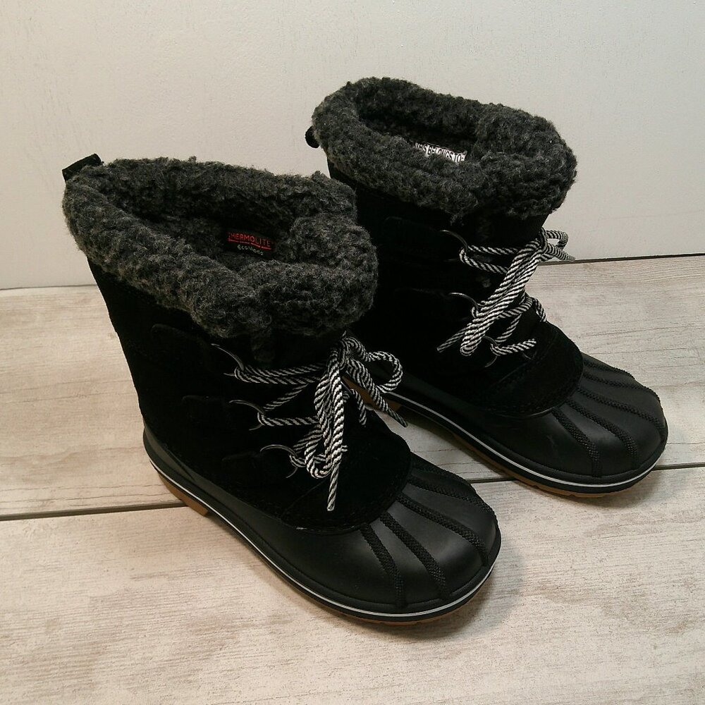 Kids' Kit Winter Boots - Cat & Jack Size 13 Black